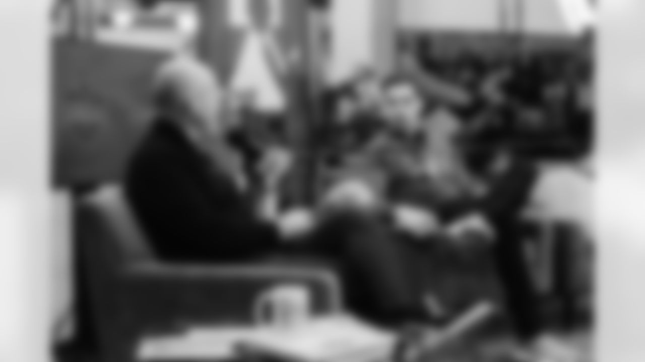 The Carolina Panthers are seen at the combine on Tuesday, Feb. 24, 2026 in Indianapolis, IN.