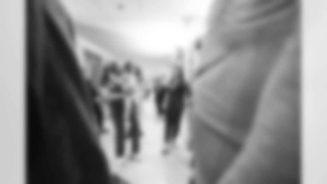 The Carolina Panthers visit Levine Children's Hospital on Tuesday, Oct. 28, 2025 in Charlotte, NC.