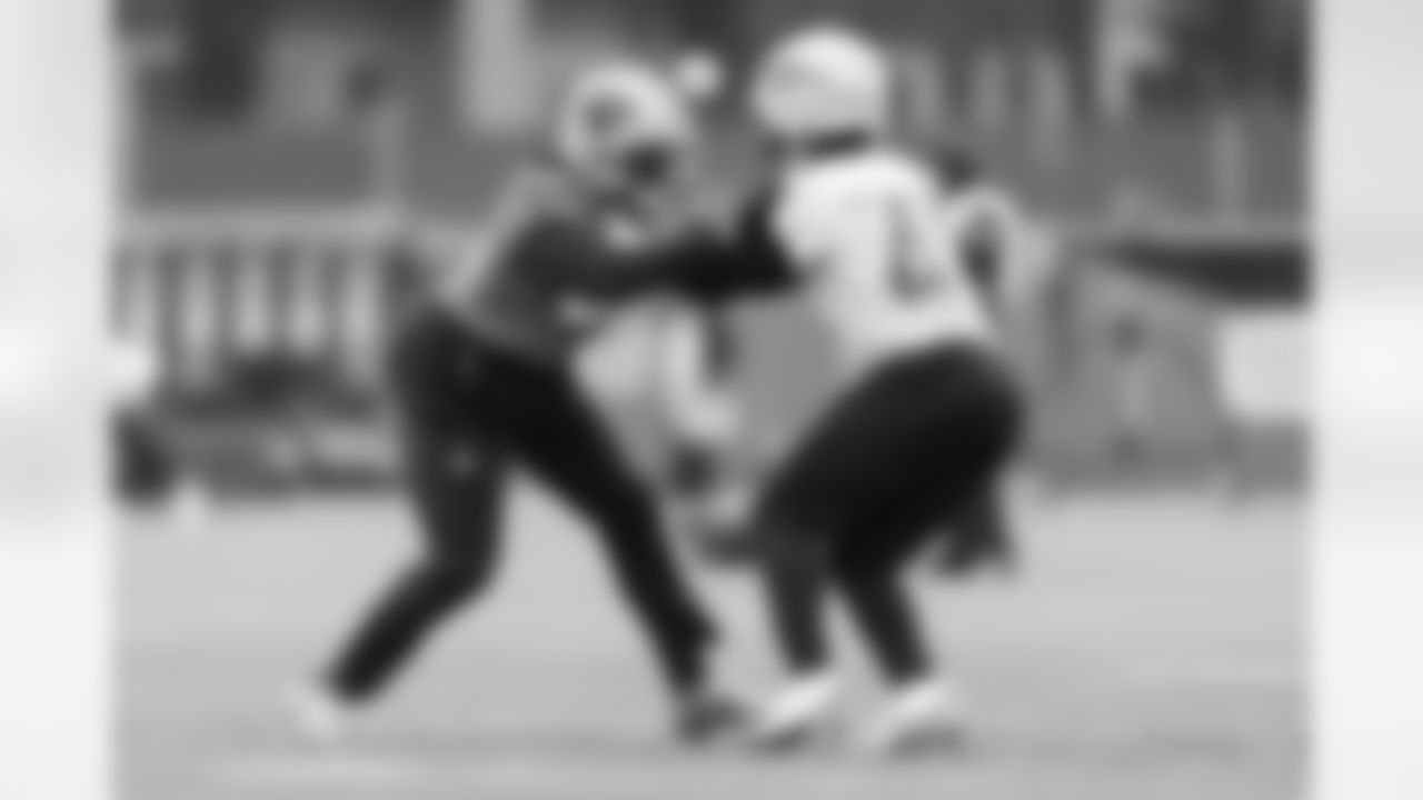 The Carolina Panthers hold practice on Monday, Dec. 08, 2025 at Bank Of America Stadium in Charlotte, NC.