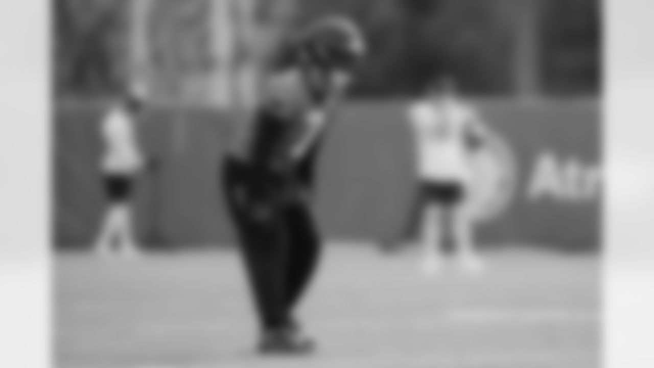 The Carolina Panthers hold practice on Nov. 13, 2025 at Bank of America Stadium in Charlotte, NC.