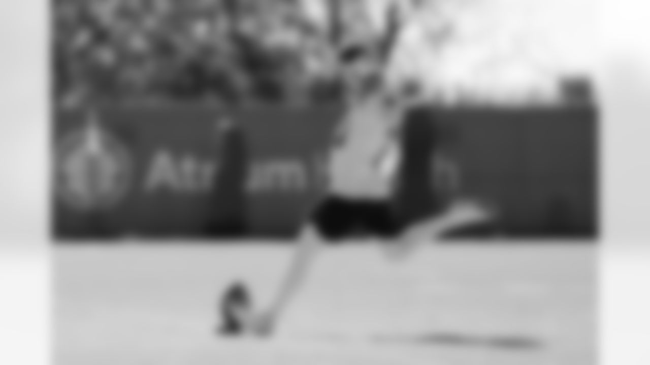 The Carolina Panthers hold practice on Nov. 12, 2025 at Bank of America Stadium in Charlotte, NC.