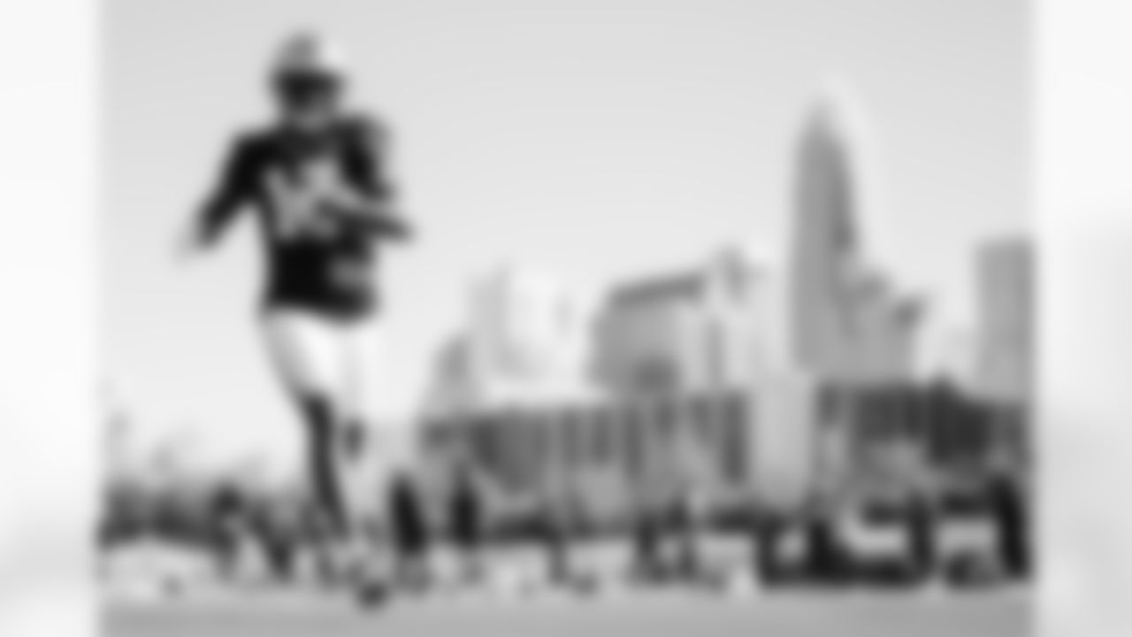 The Carolina Panthers hold practice on Friday, Nov. 28, 2025 at Bank Of America Stadium in Charlotte, NC.