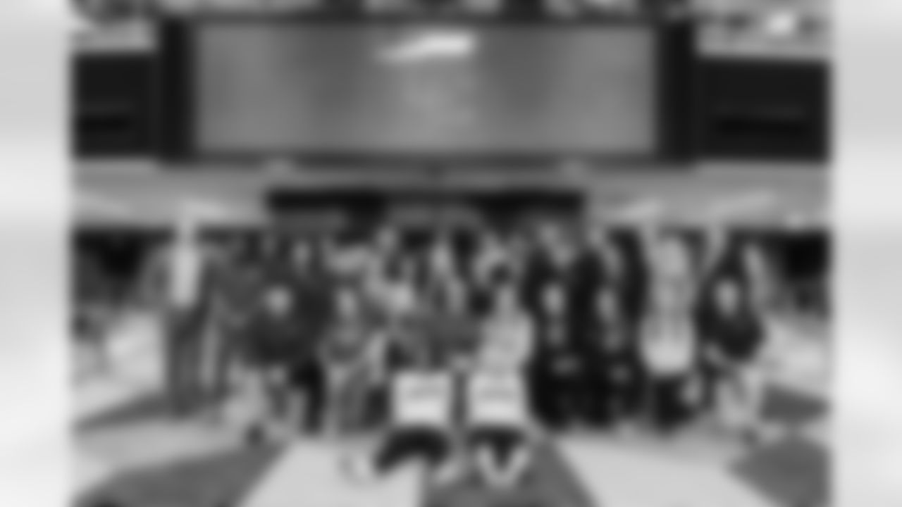 The Carolina Panthers host a Flag Football Press conference for the Conference Carolina to announce that their flag football conference championship will take place in Durham after their inaugural season on Wednesday, Feb. 4, 2025 at Bank of America Stadium in Charlotte, NC.