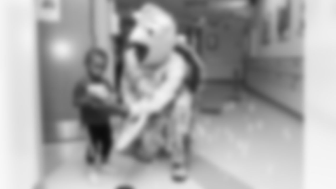 The Carolina Panthers visit Levine Children's Hospital on Tuesday, Oct. 28, 2025 in Charlotte, NC.