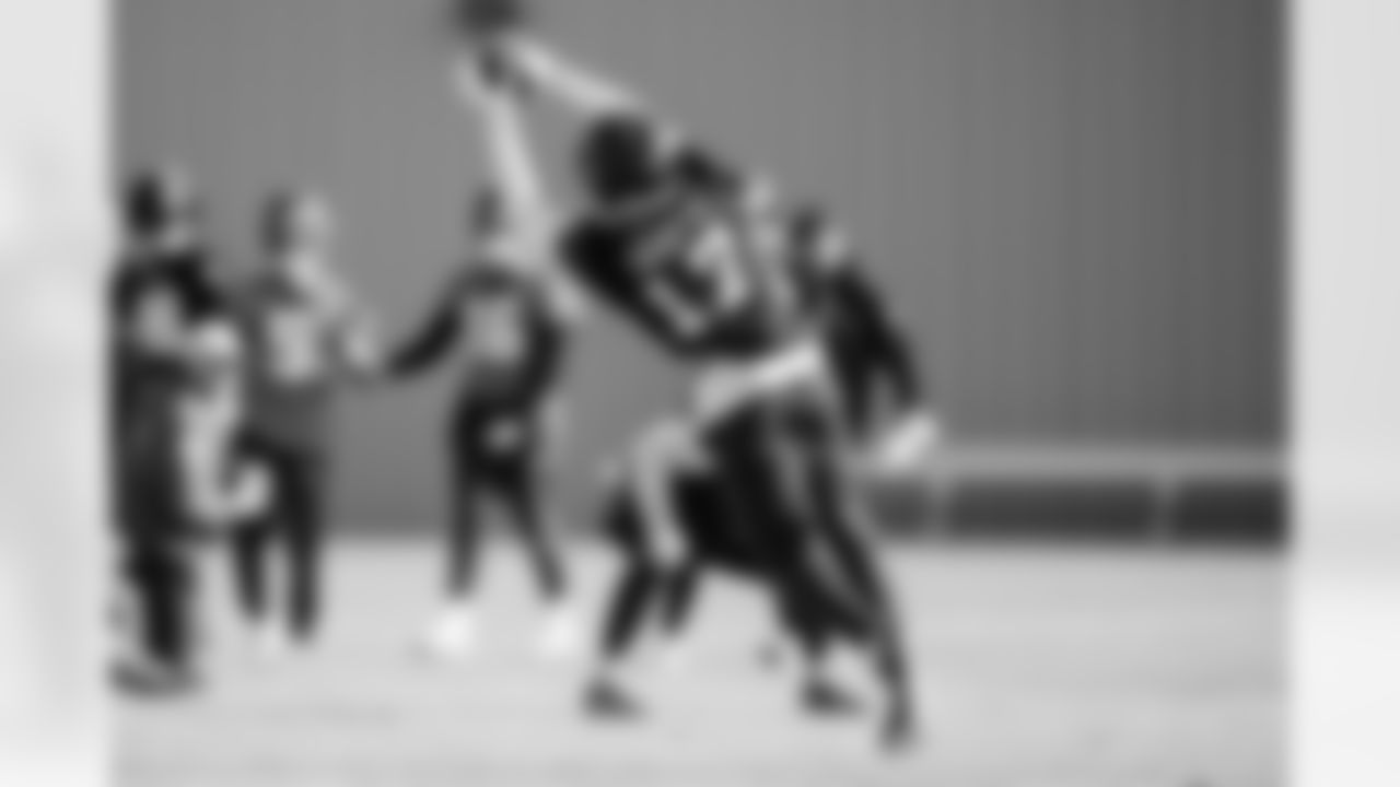 The Carolina Panthers practice on Thursday, Dec. 11, 2025 at Bank Of America Stadium in Charlotte, NC.