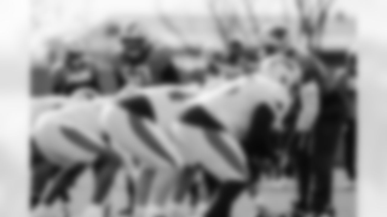 The Carolina Panthers hold practice on Nov. 13, 2025 at Bank of America Stadium in Charlotte, NC.