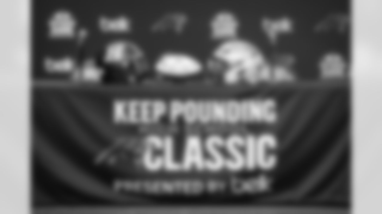 The Keep Pounding High School Classic presented by Belk Press Conference is held on May 7, 2025 at Bank of America Stadium.