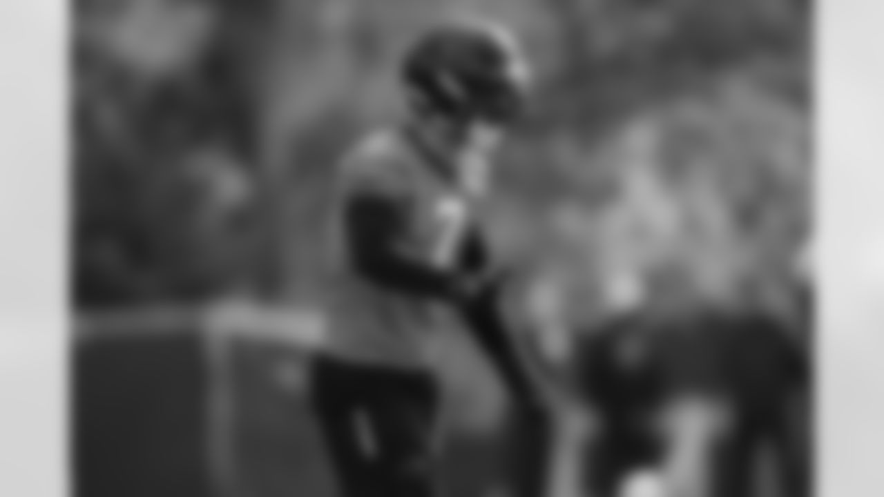 The Carolina Panthers hold practice on Nov. 13, 2025 at Bank of America Stadium in Charlotte, NC.