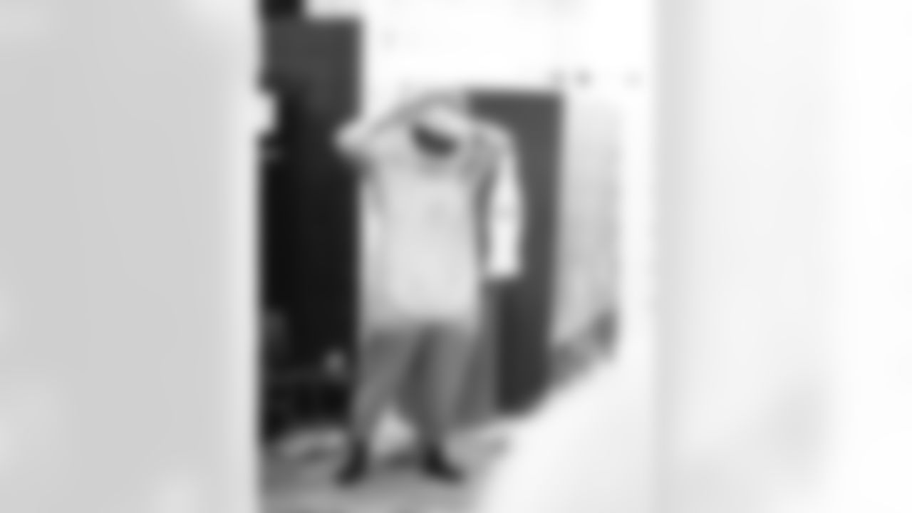 The Carolina Panthers visit Levine Children's Hospital on Tuesday, Oct. 28, 2025 in Charlotte, NC.