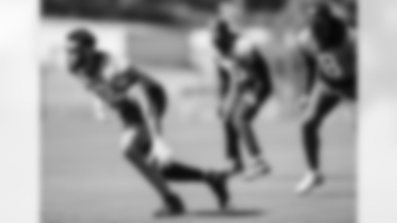 The Carolina Panthers take part in Voluntary Workouts on Tuesday, May. 6, 2025 in Charlotte, NC.