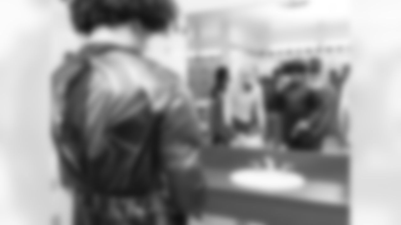 The Carolina Panthers visit Levine Children's Hospital on Tuesday, Oct. 28, 2025 in Charlotte, NC.