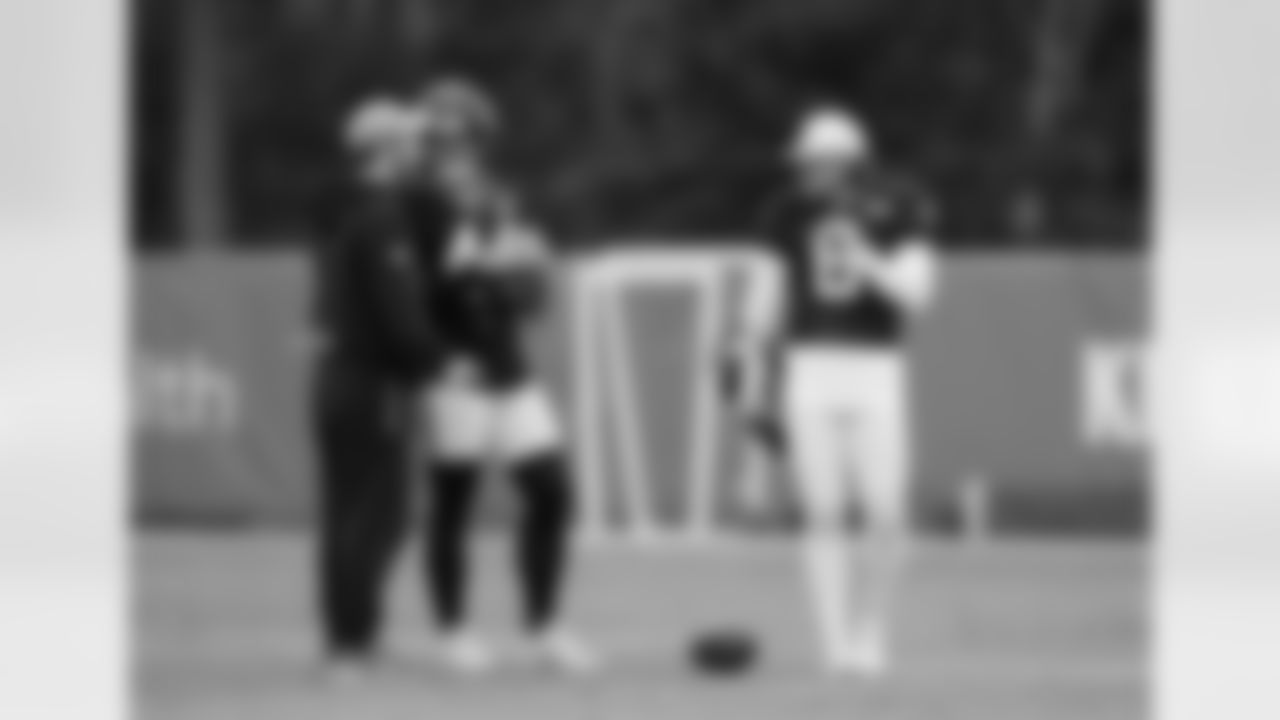 The Carolina Panthers prepare to face the Seattle Seahawks on Thursday, Dec. 18, 2025 at Bank of American Stadium in Charlotte, NC.