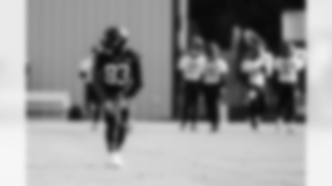 The Carolina Panthers practice on Thursday, Dec. 11, 2025 at Bank Of America Stadium in Charlotte, NC.