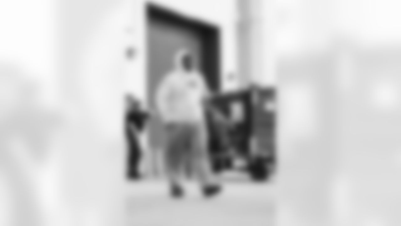 The Carolina Panthers departure to face the Atlanta Falcons on Saturday, Nov. 15, 2025 in Charlotte, NC.