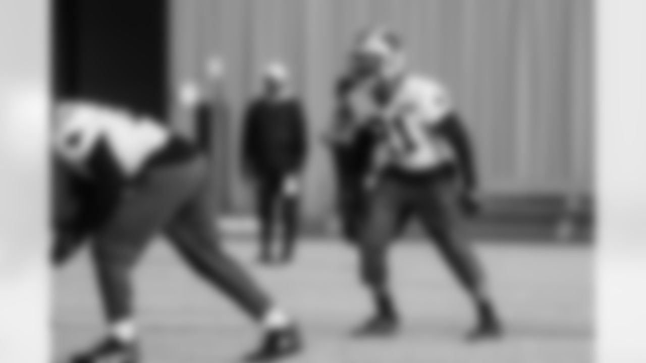 The Carolina Panthers prepare to face the Los Angeles Rams on Tuesday, Jan. 06, 2025 at Bank of American Stadium in Charlotte, NC.