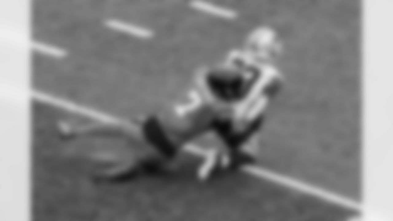 The Carolina Panthers take on the Dallas Cowboys on Oct. 12, 2025 at Bank of America Stadium in Charlotte, NC. (Photo by Lester Barnes/Carolina Panthers)