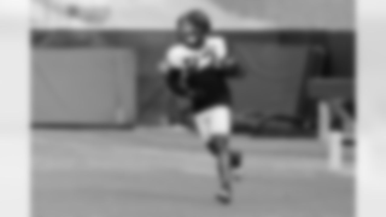 The Carolina Panthers hold practice on Nov. 13, 2025 at Bank of America Stadium in Charlotte, NC.