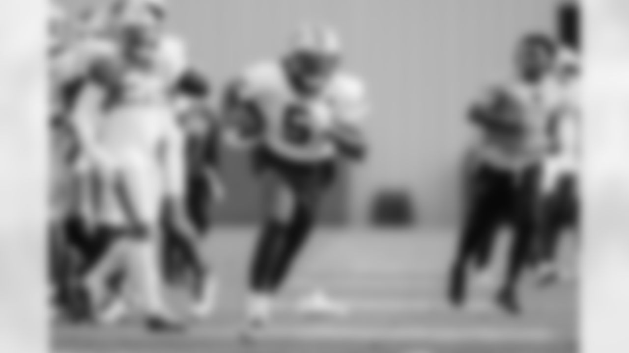 The Carolina Panthers hold practice on Nov. 13, 2025 at Bank of America Stadium in Charlotte, NC.