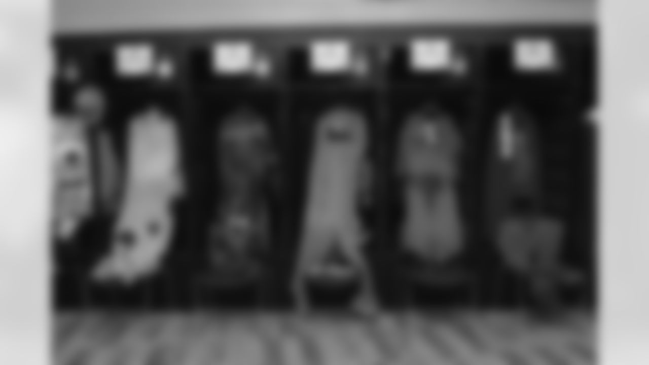 The Carolina Panthers visit Levine Children's Hospital on Tuesday, Oct. 28, 2025 in Charlotte, NC.