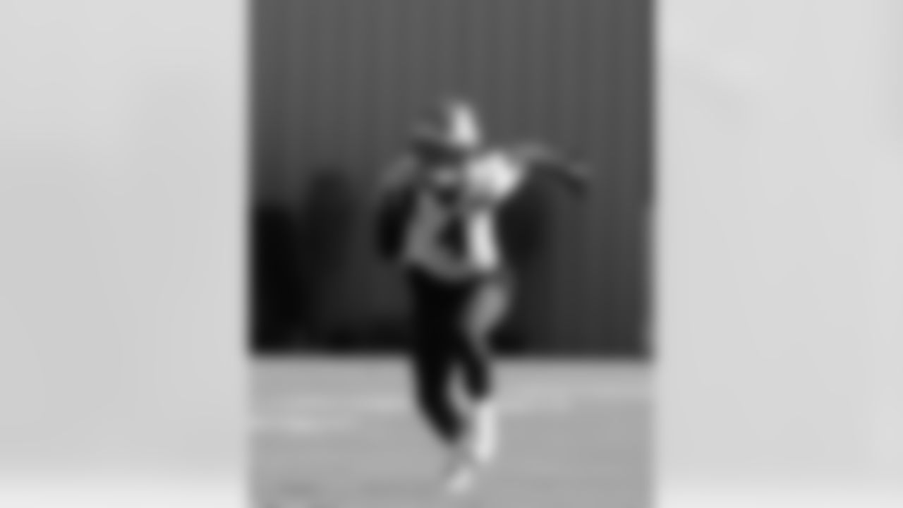 The Carolina Panthers hold practice on Nov. 12, 2025 at Bank of America Stadium in Charlotte, NC.