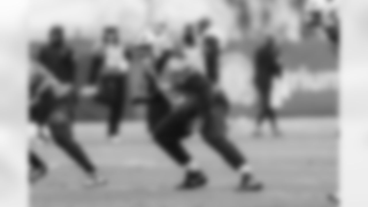 The Carolina Panthers hold practice on Monday, Dec. 08, 2025 at Bank Of America Stadium in Charlotte, NC.