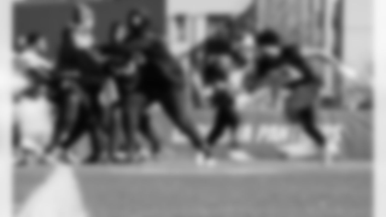 The Carolina Panthers hold practice on Friday, Nov. 28, 2025 at Bank Of America Stadium in Charlotte, NC.