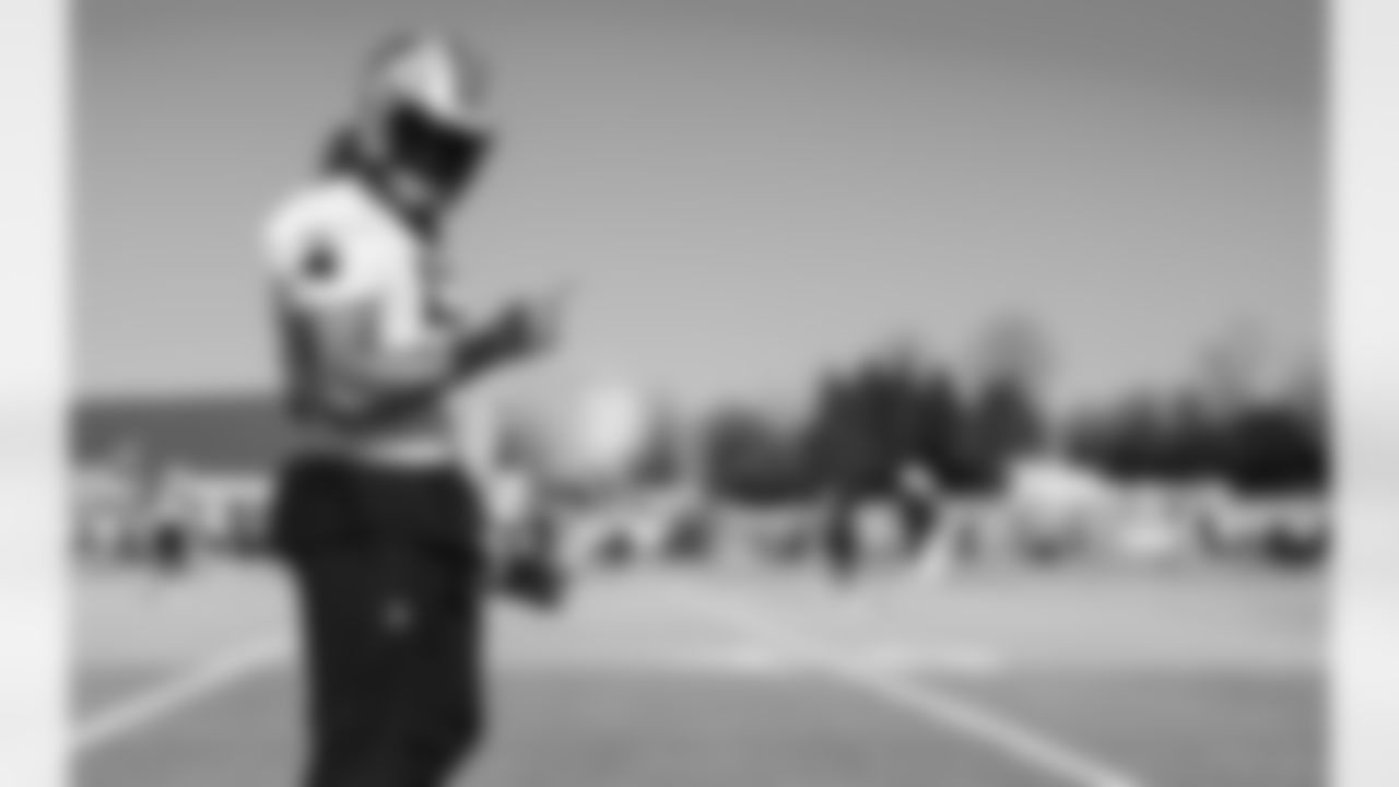 The Carolina Panther's practice on Wednesday, Jan. 7, 2026 at Bank Of America Stadium, in Charlotte, NC.