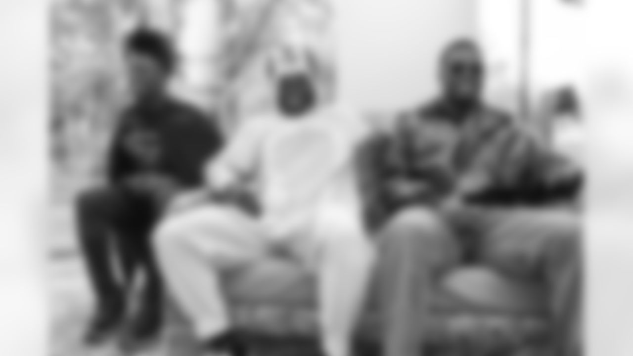 The Carolina Panthers visit Levine Children's Hospital on Tuesday, Oct. 28, 2025 in Charlotte, NC.