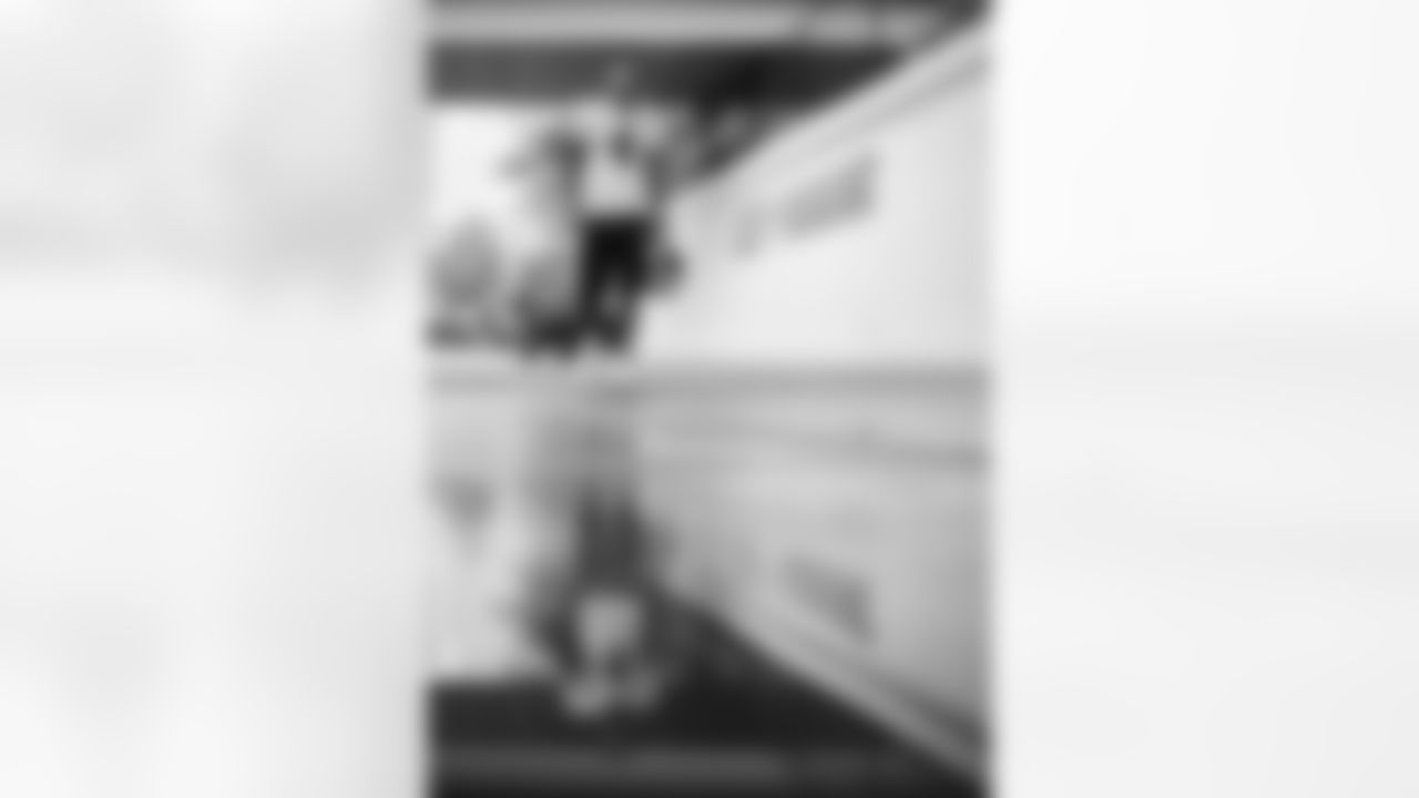 The Carolina Panthers hold camp Tuesday, Aug. 12, 2025 at Bank of America Stadium in Charlotte, NC.