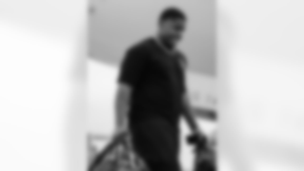 The Carolina Panthers departure to face the Atlanta Falcons on Saturday, Nov. 15, 2025 in Charlotte, NC.