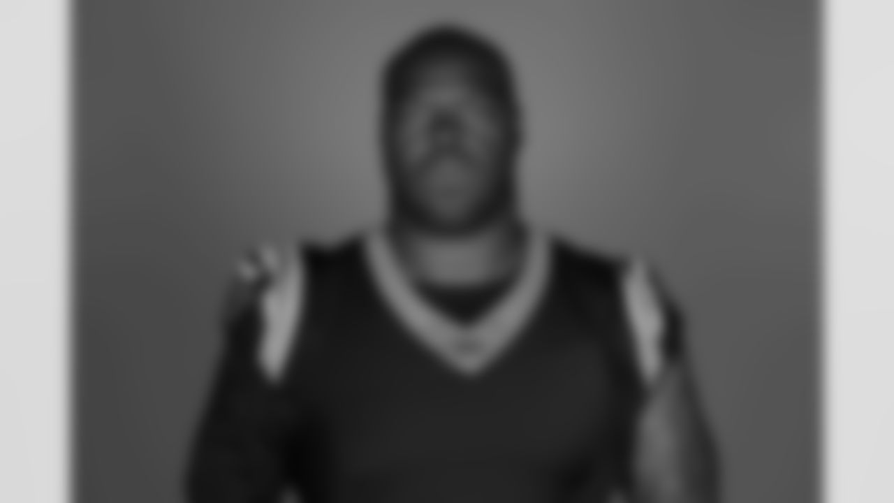 This is a 2025 photo of A'Shawn Robinson of the Carolina Panthers NFL football team. This image reflects the Carolina Panthers active roster as of Friday, June 13, 2025 when this image was taken. (AP Photo)