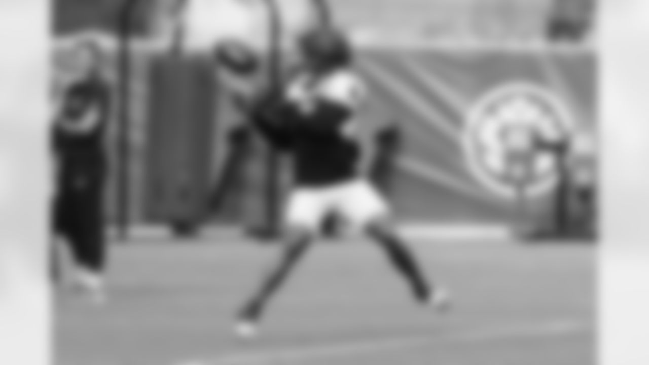 The Carolina Panthers hold practice on Nov. 13, 2025 at Bank of America Stadium in Charlotte, NC.