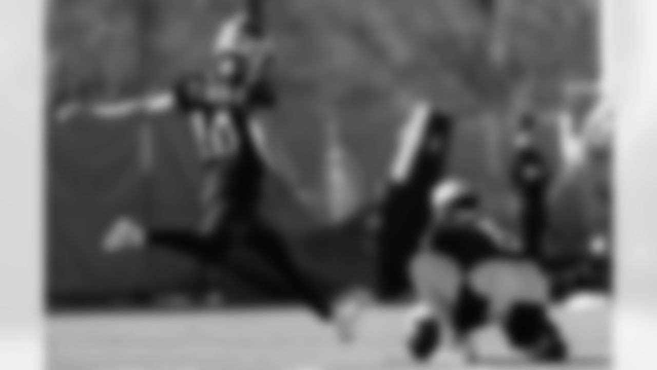 The Carolina Panther's practice on Wednesday, Jan. 7, 2026 at Bank Of America Stadium, in Charlotte, NC.