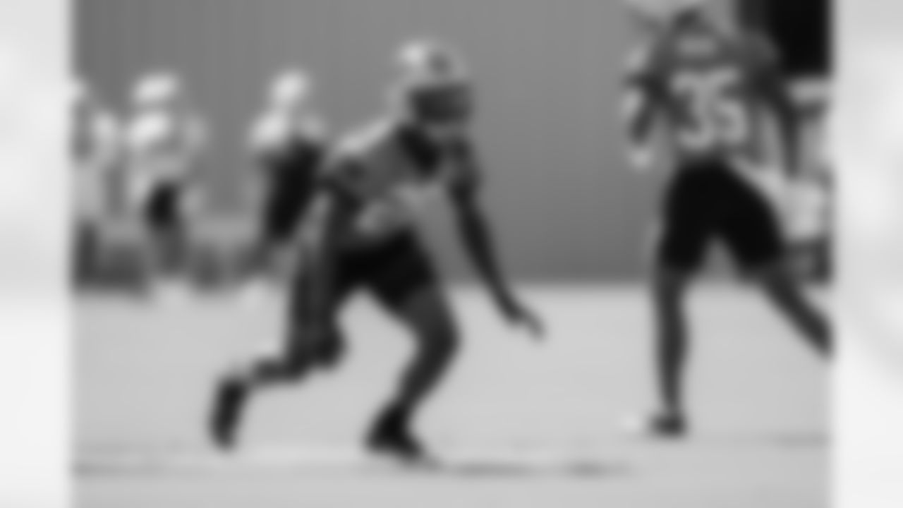 The Carolina Panthers hold practice on Monday, Sep. 1, 2025 at Bank Of America Stadium, in Charlotte, NC.