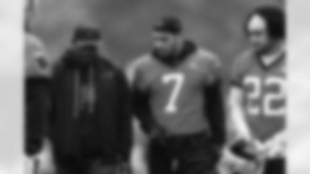 The Carolina Panthers hold practicel on Wednesday, Oct. 29, 2025 in Charlotte, NC.