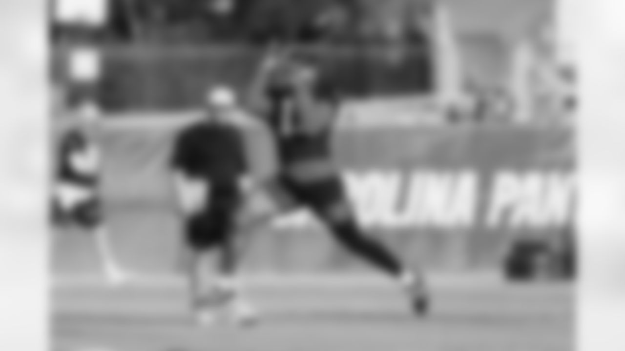 The Carolina Panthers prepare to face the Los Angeles Rams on Tuesday, Jan. 06, 2025 at Bank of American Stadium in Charlotte, NC.