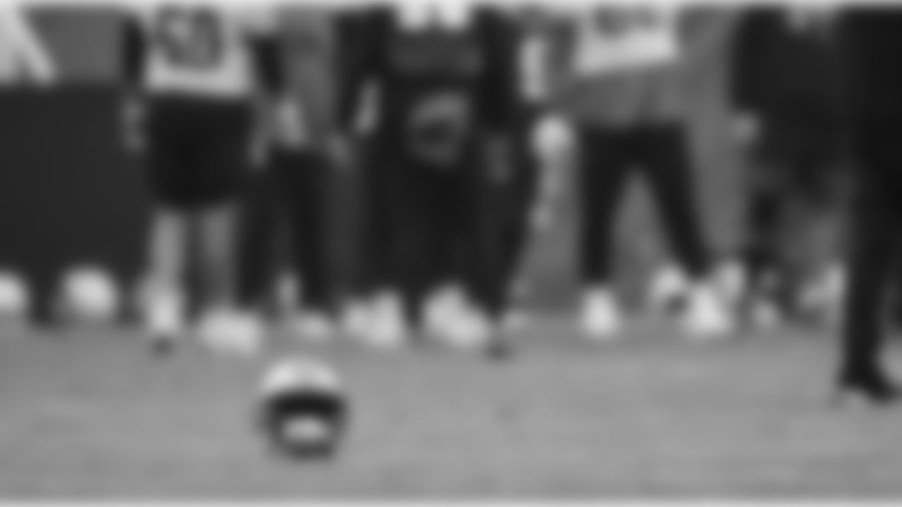 The Carolina Panthers hold practicel on Wednesday, Oct. 29, 2025 in Charlotte, NC.