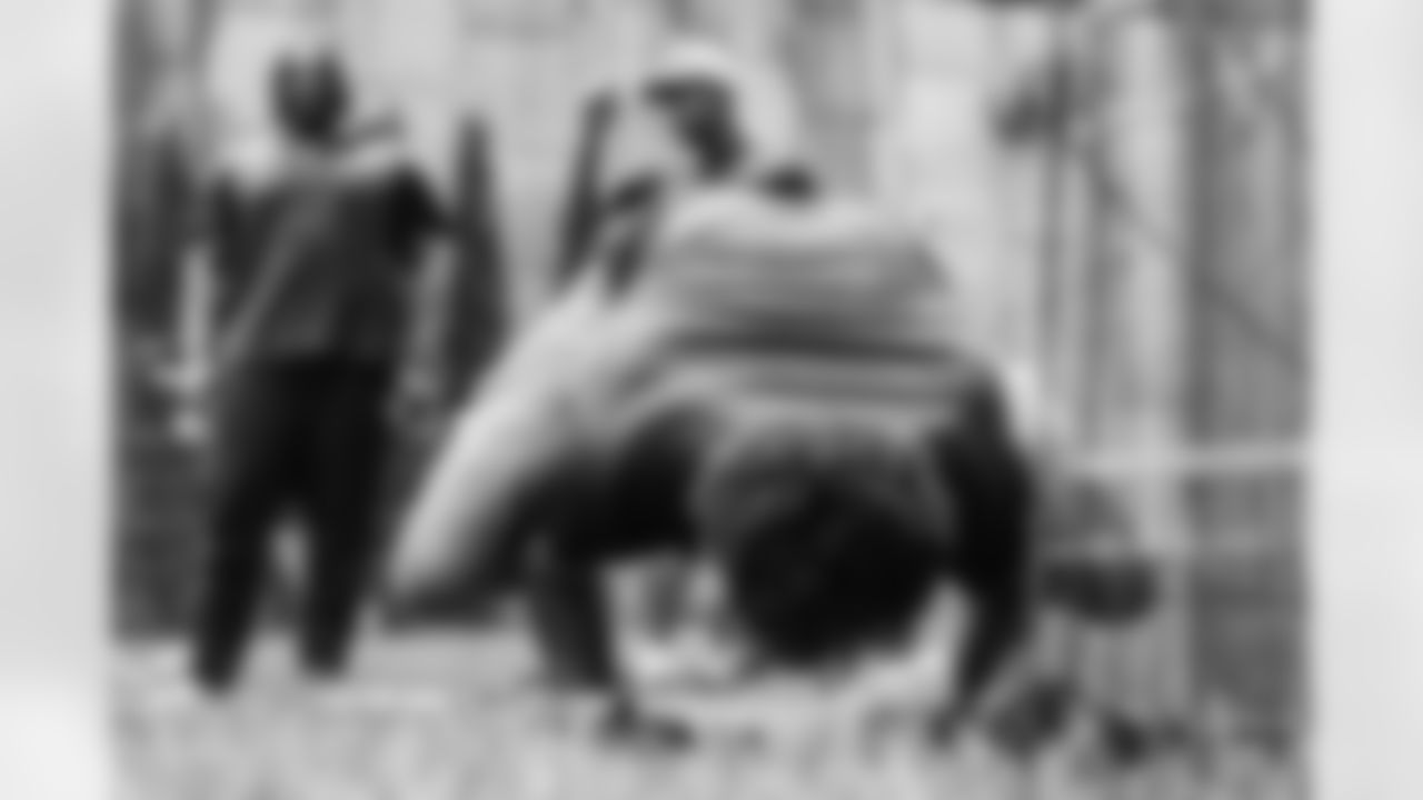The Carolina Panthers take part in Goat Yoga on Monday, May. 19, 2025 in Charlotte, NC.