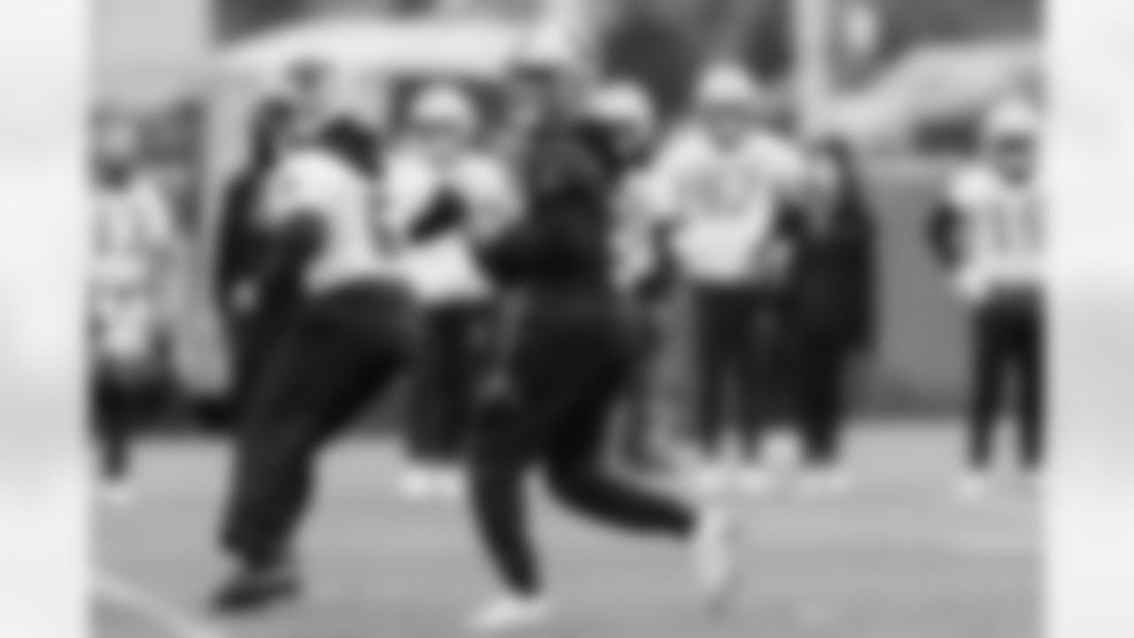 The Carolina Panthers hold practice on Monday, Dec. 08, 2025 at Bank Of America Stadium in Charlotte, NC.