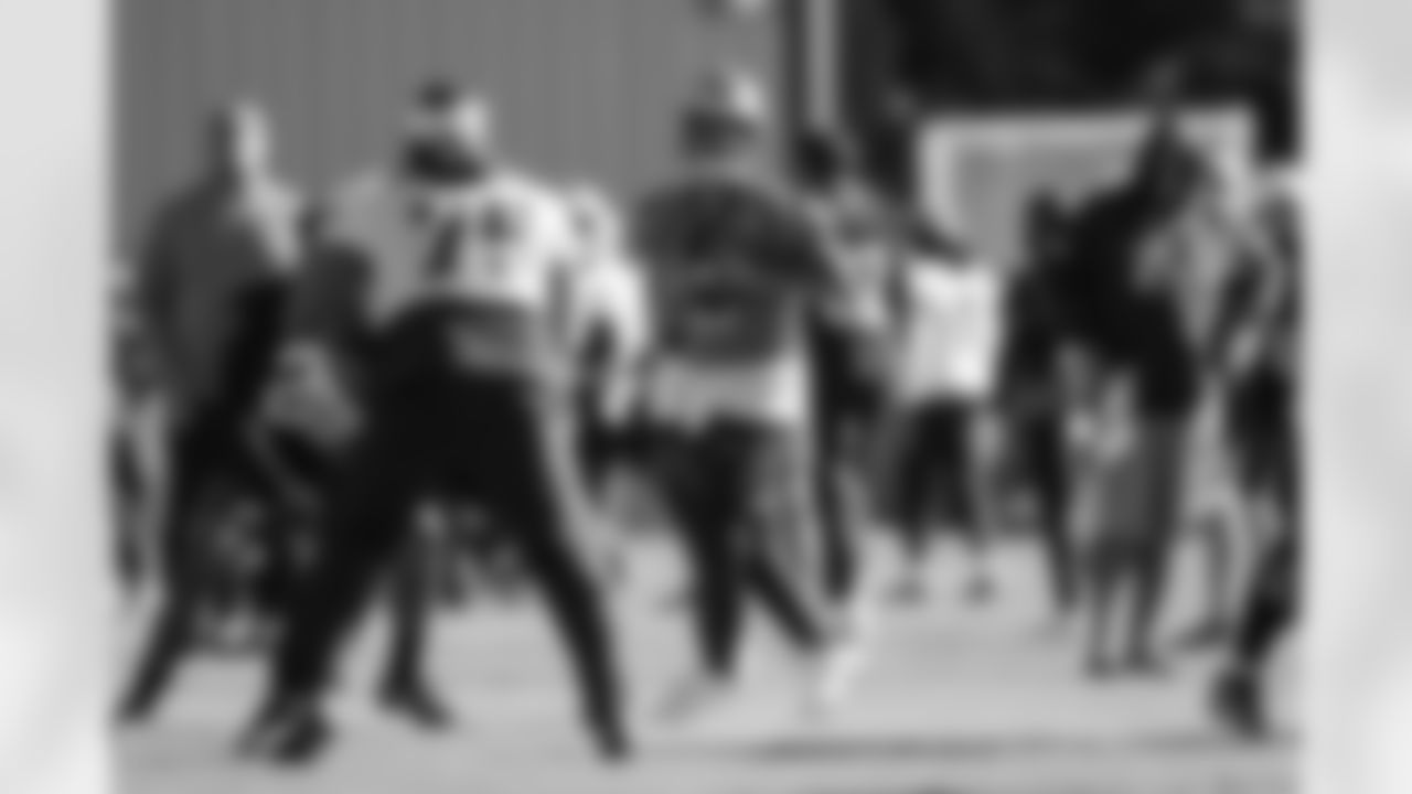 The Carolina Panthers hold practice on Wednesday, Nov. 5, 2025 at Bank Of America Stadium in Charlotte, NC.