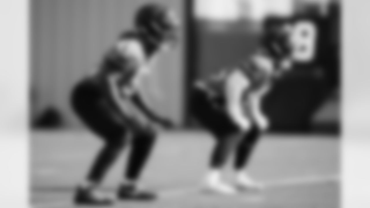 The Carolina Panthers hold practice on Nov. 13, 2025 at Bank of America Stadium in Charlotte, NC.