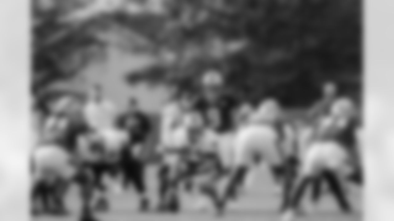 The Carolina Panthers hold practice on Nov. 13, 2025 at Bank of America Stadium in Charlotte, NC.