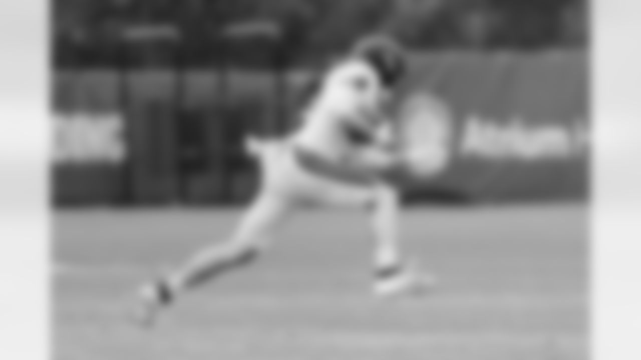 The Carolina Panthers hold practice on Nov. 13, 2025 at Bank of America Stadium in Charlotte, NC.