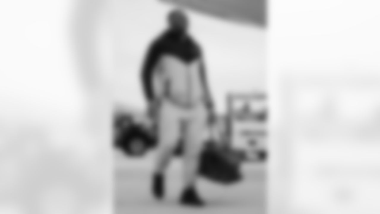 The Carolina Panthers departure to face the Atlanta Falcons on Saturday, Nov. 15, 2025 in Charlotte, NC.