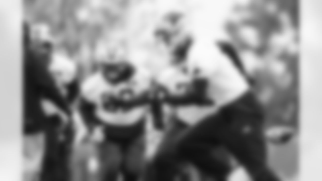 The Carolina Panthers hold practicel on Wednesday, Oct. 29, 2025 in Charlotte, NC.