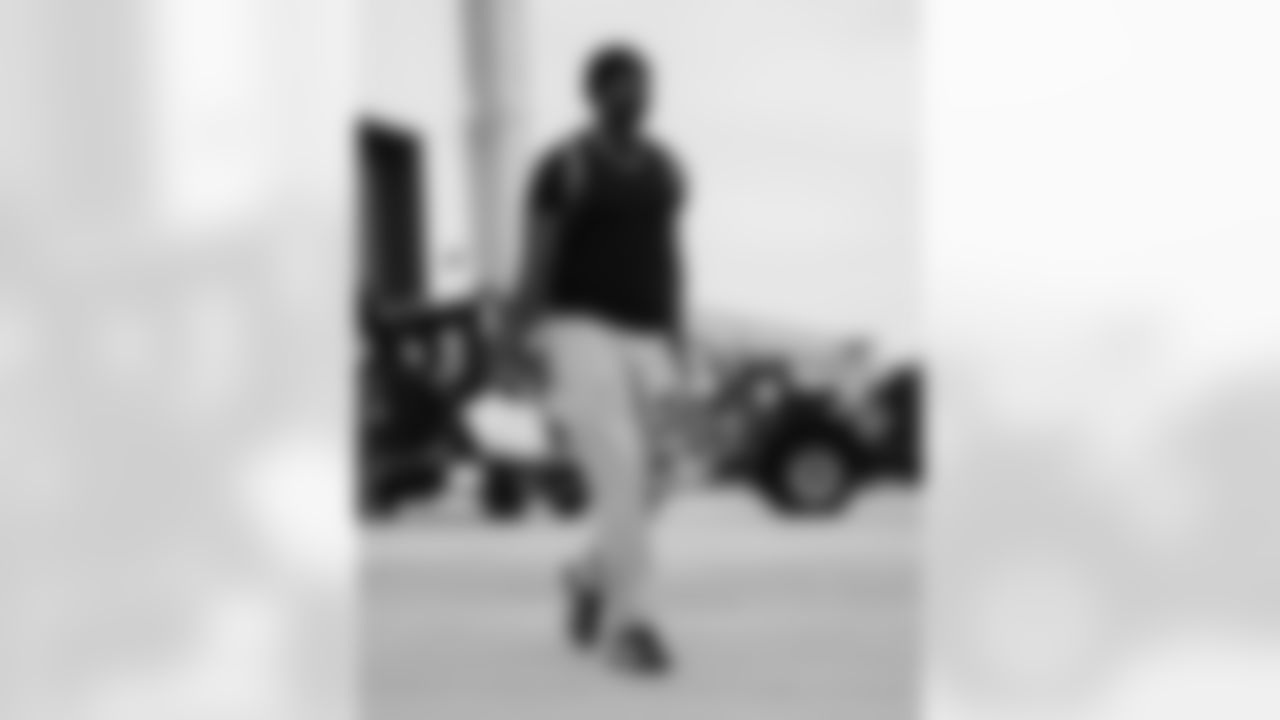 The Carolina Panthers departure to face the Atlanta Falcons on Saturday, Nov. 15, 2025 in Charlotte, NC.