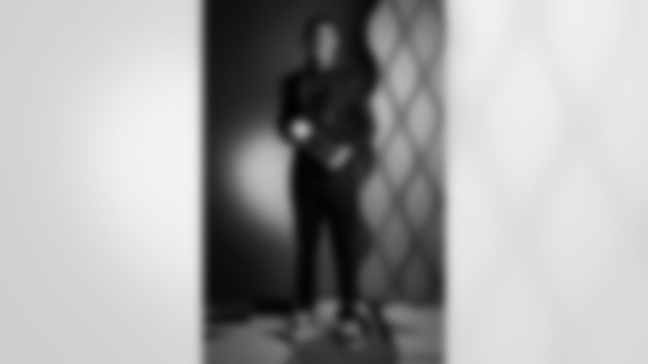 AP Offensive Rookie of the Year Carolina Panthers wide receiver Tetairoa McMillan (4) poses for a portrait during the NFL Honors awards show on Thursday, February 5, 2026 in San Francisco. (Todd Rosenberg/NFL)