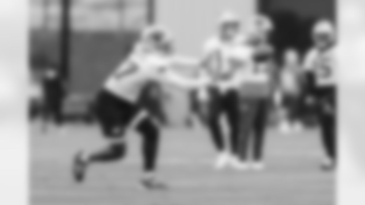 The Carolina Panthers hold practice on Monday, Dec. 08, 2025 at Bank Of America Stadium in Charlotte, NC.