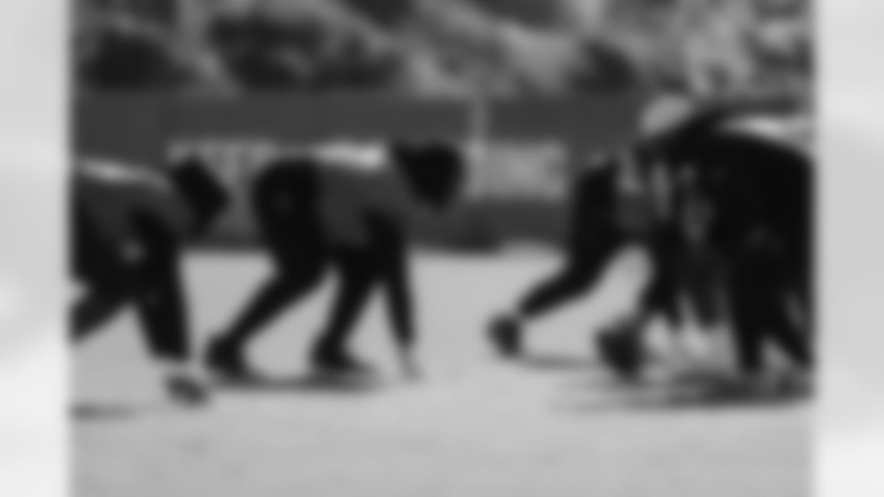 The Carolina Panthers hold practice on Nov. 12, 2025 at Bank of America Stadium in Charlotte, NC.