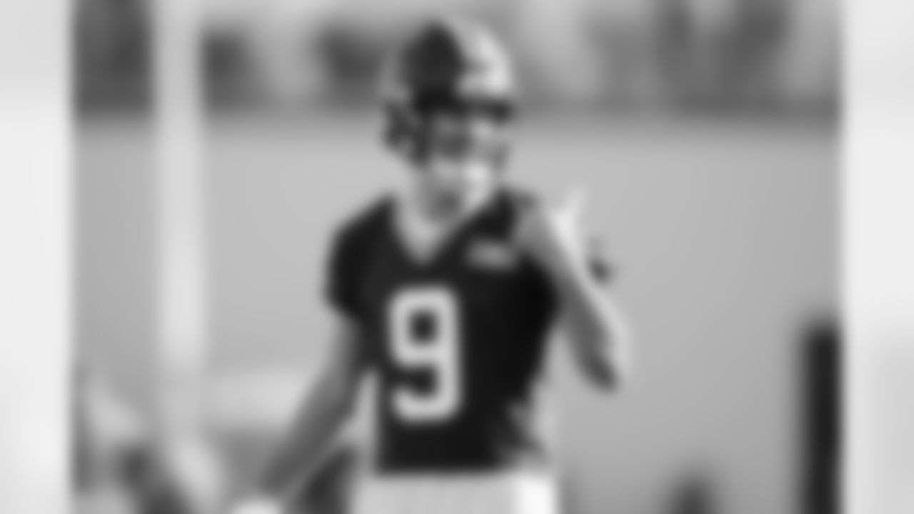 The Carolina Panthers hold practice on Nov. 13, 2025 at Bank of America Stadium in Charlotte, NC.